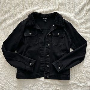 Sherpa Neck Jean Jacket